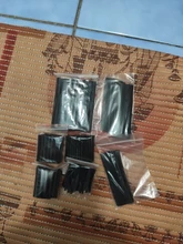 Manguito termorretráctil negro, Kit surtido de tubos de conexión eléctrica, envoltura de Cable eléctrico, 127 Uds.