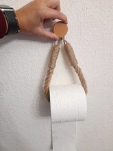 Soporte para colgar papel higiénico y toallas, suministros vintage de decoración para el baño del hotel