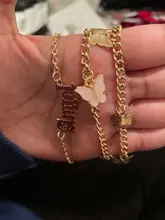 DIEZI-tobillera con cadena de Color dorado para mujer y niña, pulsera de tobillo Estilo Vintage bohemio, corazón, mariposa, joyería de playa, 6 estilos