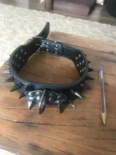 Dog-Collar Studded Spikes Pitbull Large Dog High-Quality Mastiff Big with Black Sharp