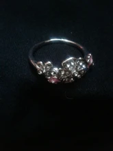 HOMOD-abalorios de anillo de plata de cristal para mujer, anillo redondo para el dedo de Cz transparente grande Diy, joyería de Color plateado para fiesta y boda