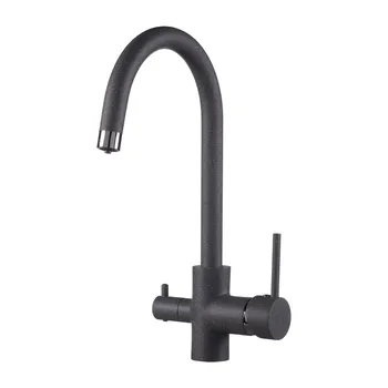 Single handle (35mm) kitchen faucet with drinking water filter connection, gray quartz
Single handle (35mm) kitchen faucet with drinking water filter connection, gray quartz