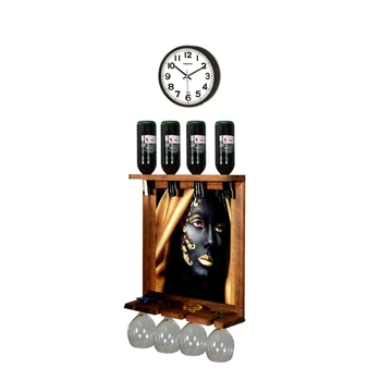 Wall Clock Wall Art Picture Wooden Wine Rack Bottle Organizer Holders Beer Whiskey Bottle Bar Home Party Kitchen Salon Accessory
Wall Clock Wall Art Picture Wooden Wine Rack Bottle Organizer Holders Beer Whiskey Bottle Bar Home Party Kitchen Salon Accessory