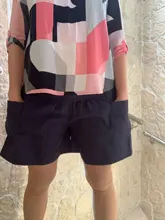 Summer Shorts Wide-Leg Loose Thin High-Waist Soft-Cotton Casual Plus-Size Women 5XL 4XL