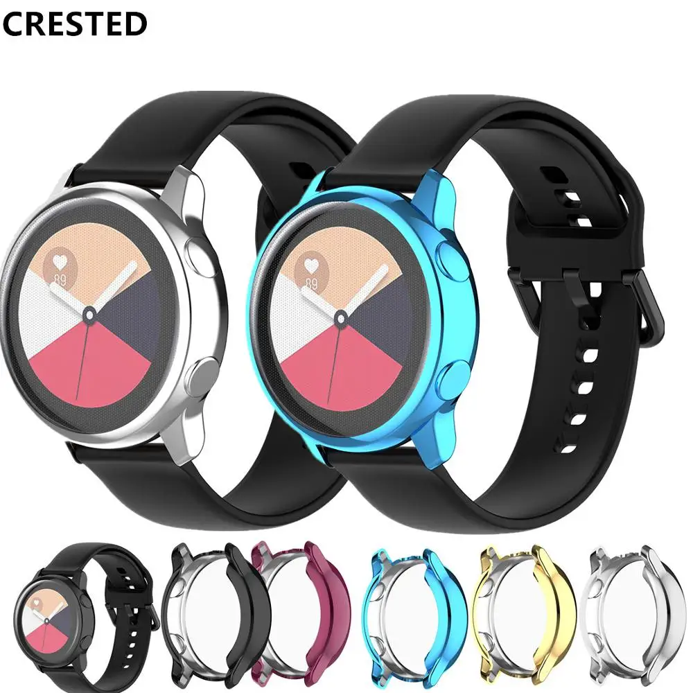 Watch case For Samsung galaxy watch active/R500 case cover plating colorful Transparent TPU soft plastic protective case cover
Watch case For Samsung galaxy watch active/R500 case cover plating colorful Transparent TPU soft plastic protective case cover