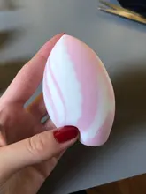 Esponja de maquillaje, esponja cosmética para polvos base, licuadora de belleza suave, herramienta en forma de gota de agua