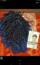 GURUILAGU Dreadlock pelo Peluca de pelo pelucas de pelo sintético para las mujeres negras de alta temperatura de fibra Africana trenzado pelucas 5 colores