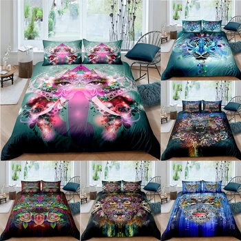 Abstract Bedding Set Queen King Size Bedclothes For 3D Printed Duvet Cover Sets With Pillowcase 2/3Pcs Home Textile 
Abstract Bedding Set Queen King Size Bedclothes For 3D Printed Duvet Cover Sets With Pillowcase 2/3Pcs Home Textile