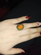 Anillo de cristal con cambio de Color según estado de ánimo, joyería de cristal con cambio de Color según estado de ánimo, anillos de temperatura, sensibilidad, estado de ánimo, regalos de tamaño ajustable, suministros para fiestas y eventos, 2016