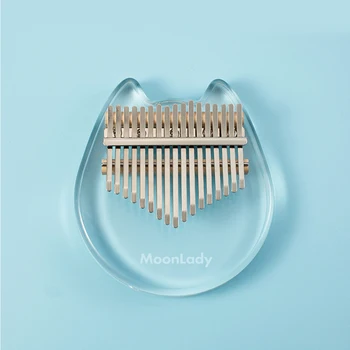 Thumb Crystal 17 Key Kalimba Transparent Acrylic Cat Bear Shape African Solid Thumb Piano
Thumb Crystal 17 Key Kalimba Transparent Acrylic Cat Bear Shape African Solid Thumb Piano