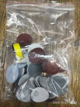 Abrasives Polishing-Tools Sanding-Discs NEWONE 25mm 100pcs/Set Hook Loop for Backer-Plate