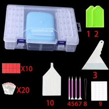 Diamond Painting Tools Sets with 42 Grids Plastic Box with Funnel Stickers etc 40-in-one Kits for Diamond Painting Embroidery
Diamond Painting Tools Sets with 42 Grids Plastic Box with Funnel Stickers etc 40-in-one Kits for Diamond Painting Embroidery