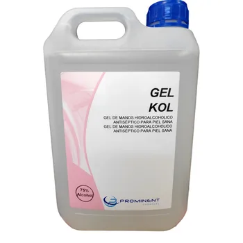 GEL HIDROALCOHOLICO for hands healthy aseptic 5 liters
GEL HIDROALCOHOLICO for hands healthy aseptic 5 liters