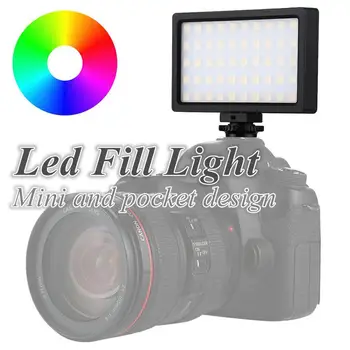 DSLR Led Fill Light 100LED 800LM RGB Dimmable Photography Camera Video Lighting Studio Vlog Shoe Lamp Pocket For Camera Phone
DSLR Led Fill Light 100LED 800LM RGB Dimmable Photography Camera Video Lighting Studio Vlog Shoe Lamp Pocket For Camera Phone