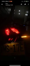 Luz de señal de giro para motocicleta, lámpara de freno con flujo de agua, ámbar, LED parpadeante, intermitente trasero flexible, 2/4 Uds.