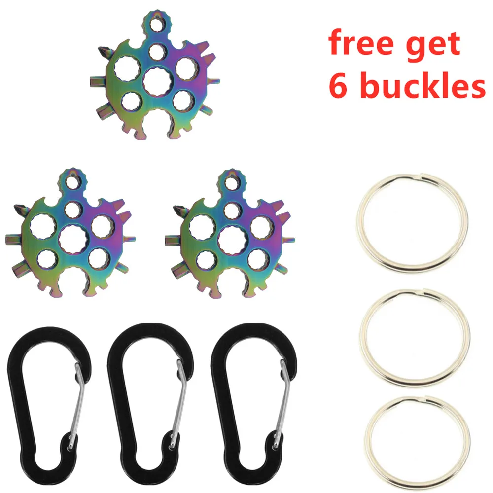 20-in-1 Snowflake Snow Wrench Tool EDC Keychain Spanner Screwdriver Tactical Tool Bottle Opener Screwdriver Camping Survival
20-in-1 Snowflake Snow Wrench Tool EDC Keychain Spanner Screwdriver Tactical Tool Bottle Opener Screwdriver Camping Survival
