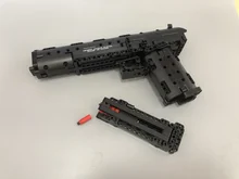 MOULD KING SWAT-arma militar de la Segunda Guerra Mundial, miniaturas de bloques de construcción, bloques de pistola, Juguetes