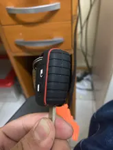 Xinyuexin No toques mi llave funda de silicona para llave del coche para Citroen C1 C2 C3 C4 Xsara Picasso para Peugeot 106, 107, 206, 207, 307 2 botón