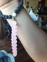 2 unids/set brillante imán par pulsera Vintage Natural piedra distancia emparejado pulsera de los amantes de la joyería de regalo de día de San Valentín