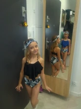 Bañador de dos piezas para niña, trajes de baño para niña, bikinis con volantes, conjuntos de Bikini de malla dividida, traje de baño de 2 a 14T, 2021