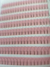 GLAMLASH-extensiones de pestañas con volumen, 12 líneas prefabricadas, Tallo largo, anchas, 2d3d4d5d6d, visón de imitación