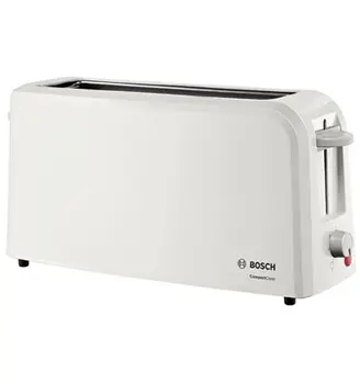 TOASTER BOSCH TAT3A001 980W WHITE 
TOASTER BOSCH TAT3A001 980W WHITE