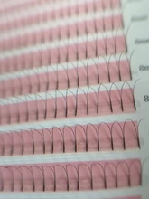 GLAMLASH-extensiones de pestañas con volumen, 12 líneas prefabricadas, Tallo largo, anchas, 2d3d4d5d6d, visón de imitación