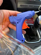 Pistola de pegamento de fusión en caliente, accesorios de joyería hechos a mano, pistola de fusión eléctrica de 20W, pistola de pegamento de fusión en caliente, enchufe de alta temperatura