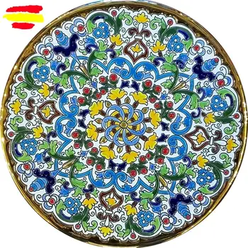 Plate Ceramic 24 cm/9,5 inch diameter - Ceramics glazed up handmade - Made in Spain - gold 24k - ARTECER - MIJAS -
Plate Ceramic 24 cm/9,5 inch diameter - Ceramics glazed up handmade - Made in Spain - gold 24k - ARTECER - MIJAS -