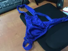 Ropa interior de Tanga para hombre, bañador, pantalones cortos con bolsa para bulto, bragas triangulares para camión