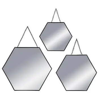 Set 3 hexagonal mirrors metal. Dimensions 30-25-20 cm. Login something different in thy home
Set 3 hexagonal mirrors metal. Dimensions 30-25-20 cm. Login something different in thy home