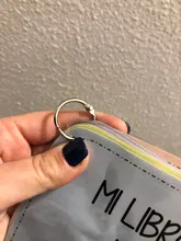 Carpeta de anillos de Metal de alta calidad, 2/3/5/10 Uds., álbumes DIY de 15-80mm, aros de hojas sueltas para libros, suministros de encuadernación para oficina, álbum de fotos