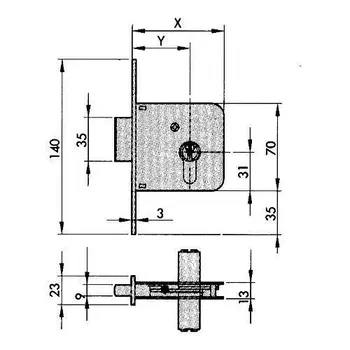 Workshops of Escoriaza U. (Yale) 601603030Hl-mad.emb lock. 601603030hl c/cu yale
Workshops of Escoriaza U. (Yale) 601603030Hl-mad.emb lock. 601603030hl c/cu yale