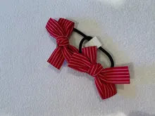 2 unids/set niños lindo Punto Corazón a rayas diademas con lazo bebé niña preciosa gomas de pelo accesorios