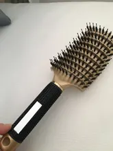 Hair-Brush Scalp-Massage-Comb Salon Hairdressing-Styling-Tools Detangle Nylon Curly Women