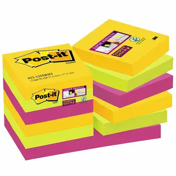 Post it®Super Sticky Memo Pad 47,6x47,6mm, color collection Rio of 
Post it®Super Sticky Memo Pad 47,6x47,6mm, color collection Rio of