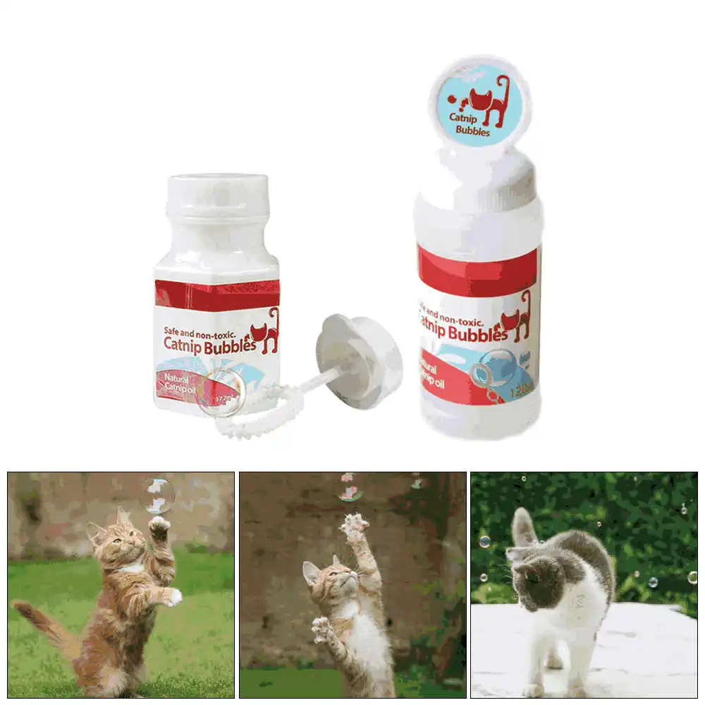 Cat Mint Bubble Water Pet Interactive Toy Blowing Bubbles Cat Catnip Bubbles Spray Toys Interactive Kitty Bubble Blower
Cat Mint Bubble Water Pet Interactive Toy Blowing Bubbles Cat Catnip Bubbles Spray Toys Interactive Kitty Bubble Blower