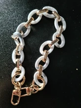 Nuevo bolso de hombro de acrílico correa de cadena de resina elegante para bolso de bricolaje asas desmontable bandolera correas bolsa Accesorios