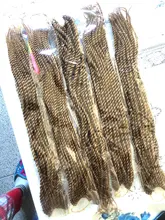 TOMO pelo 22 raíces senegalés Twist trenzas a Crochet Ombre marrón Borgoña cabello rojo trenzado sintético extensiones de cabello de ganchillo