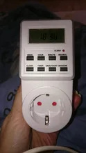 Switch-Socket Programmable Digital Timer Electronic Outlet Fr-Plug Cyclic 24-Hour EU