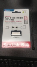 Flash-Drive Extreme Sandisk-Pen Drive128gb SDDDC2 Type-C Dual USB3.1 16GB 256GB Otg Usb