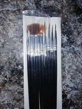 Juego de pinceles acrílicos para decoración de uñas, Set profesional de pinceles para manicura, 10 Uds.