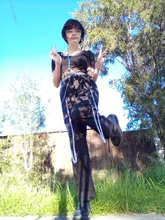 QWEEK-pantalones Cargo de estilo Harajuku gótico para mujer, capris Punk con cadena de pierna ancha, ropa de calle de talla grande de estilo coreano, ropa de calle femenina, Emo