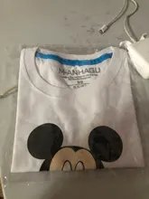 La familia de ropa Padre hijo hija de madre ropa camiseta papá mamá y yo ropa de bebé niño niña Mickey Minnie T-shir