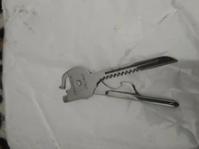 Multiherramienta EDC 6 en 1 de acero inoxidable, llavero cadena colgante, cortador de bolsillo, cuchillo, destornillador, 1 ud.