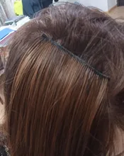 MEIFAN-almohadillas para el pelo sin costuras, sintéticas, invisibles, Clip en una pieza, extensión de cabello, forro de cabello Natural, cubierta lateral superior