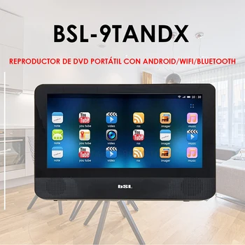 Android 9 inch portable car DVD player BSL-9TANDX, touch screen, with bluetooth and wifi connection, port TF SD
Android 9 inch portable car DVD player BSL-9TANDX, touch screen, with bluetooth and wifi connection, port TF SD
