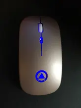 Ratón inalámbrico de 2,4 GHz ratón de ordenador jugador PC silenciosa Mause recargable ergonómico ratones LED mudo ratón de juegos para PC portátil