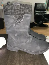 Botas De nieve aterciopeladas para Mujer, Zapatos cálidos De ante, a la moda, para invierno, 2020