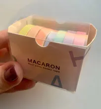 7 unids/set Creatove breve Raúl combinación de Color conjunto de cintas Washi Scrapbooking DIY cintas diario suministros para arte de papelería